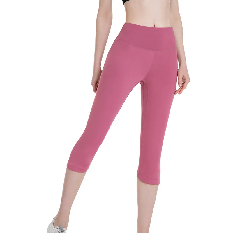 Lulu Pantalones De Fitness De Siete Puntos Para Mujer Mallas El Sticas