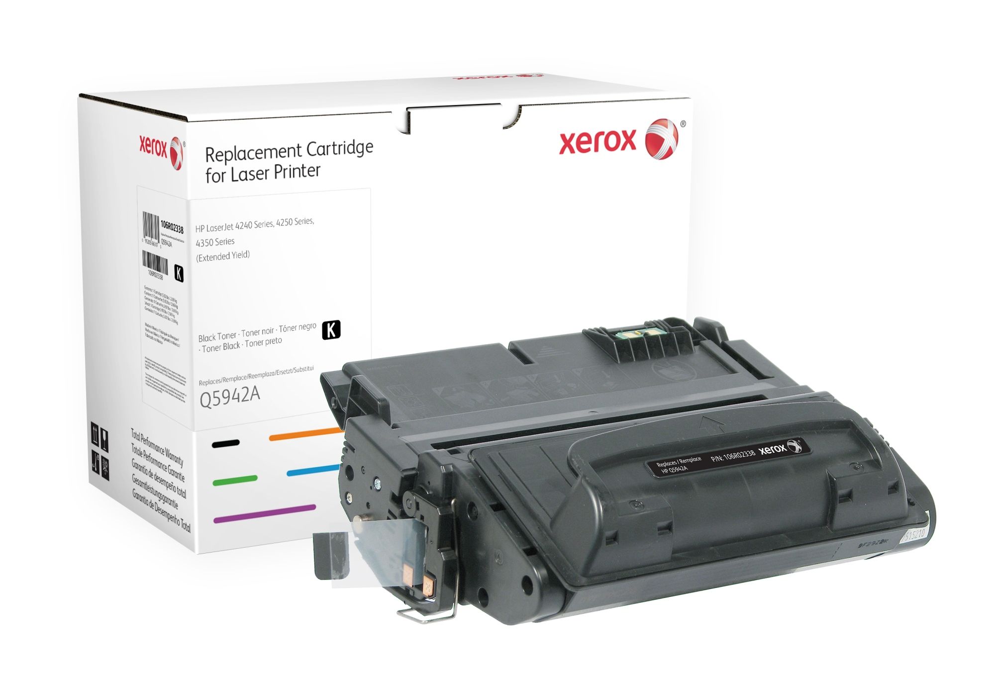 Cartucho de tóner negro Equivalente a HP Q5942A Xerox 106R02338 Miravia