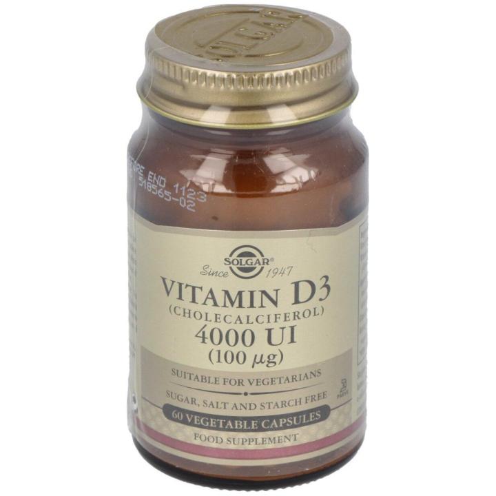 Vit D3 4000 Ui 100 Mcg Cápsulas Vegetales 60 U Miravia