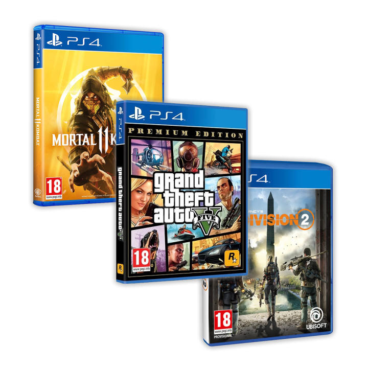 Pack De 3 Videojuegos Para Consola PS4 De Sony Grand Theft Auto V