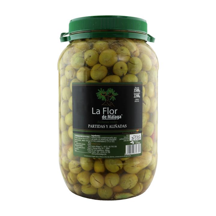 Aceitunas Extra Partidas La Flor De M Laga Kg Kg Esc La