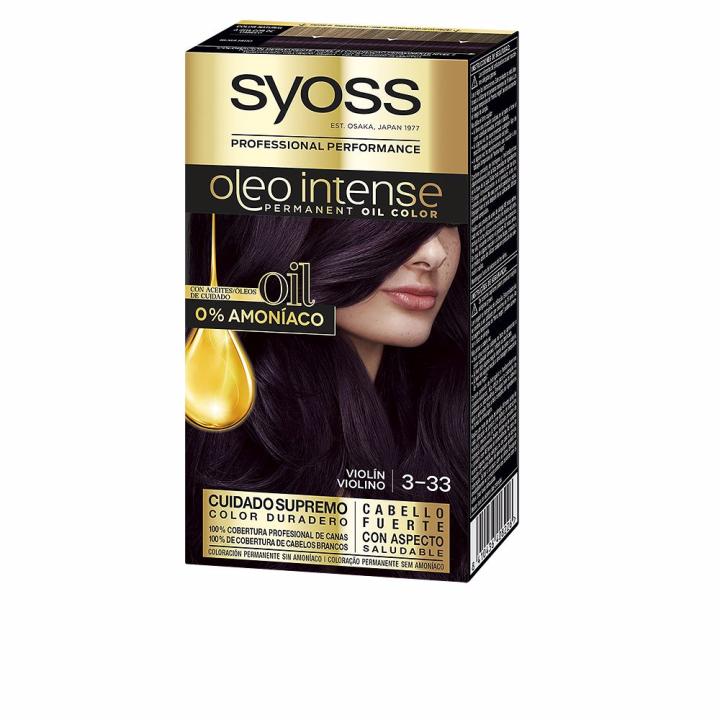 Syoss OLEO INTENSE tinte sin amoniaco 3 22 violín 5 u Cabello