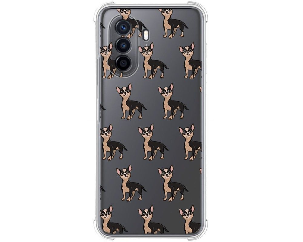 Funda Silicona Antigolpes para Huawei Nova Y70 diseño Perros 11 Dibujos