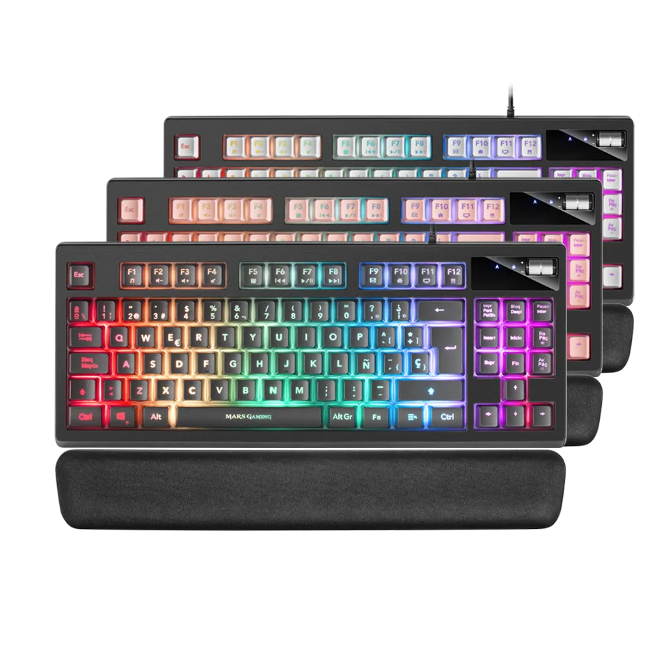 Mars Gaming Mkax Teclado Compacto Tkl H Mech Iluminaci N Rgb