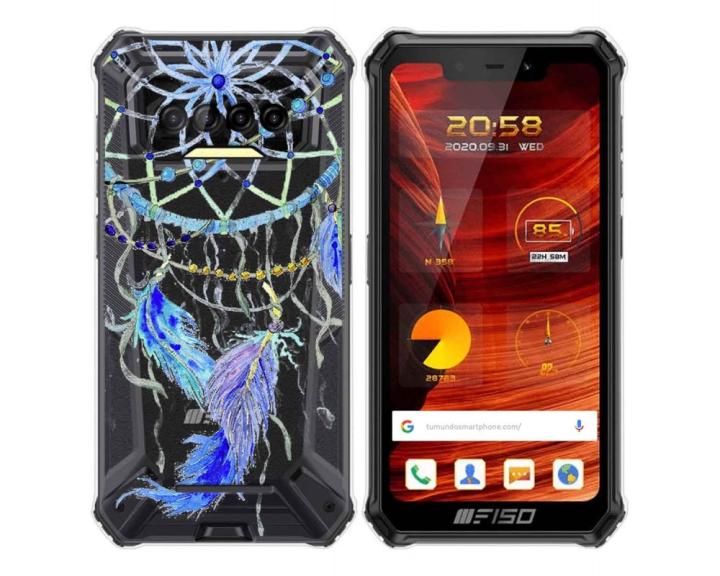 Tumundosmartphone Funda Gel Transparente F B Plumas Dibujos