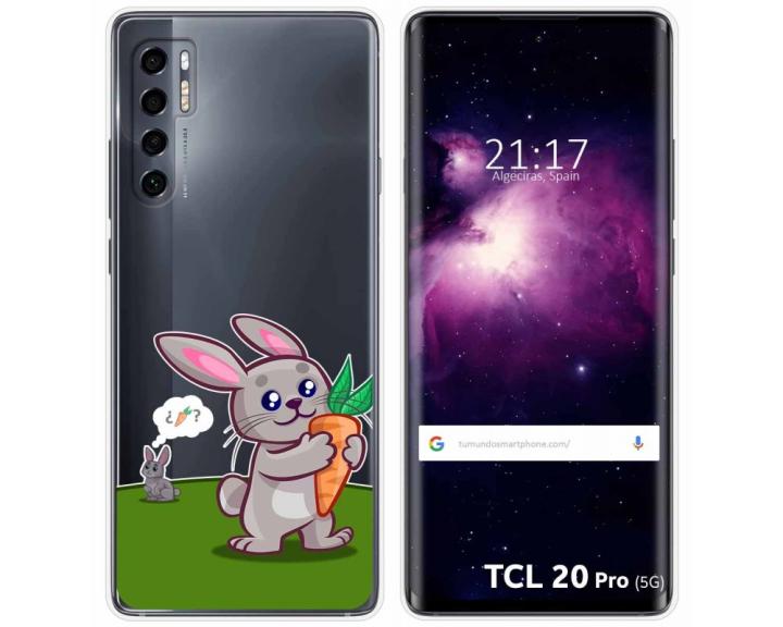 Tumundosmartphone Funda Gel Transparente Personalizada Tcl Pro G