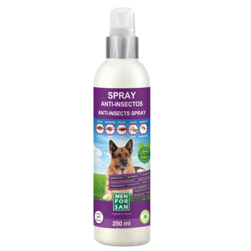 Menforsan Spray Anti Insectos Para Perros Ml Geraniol Margosa