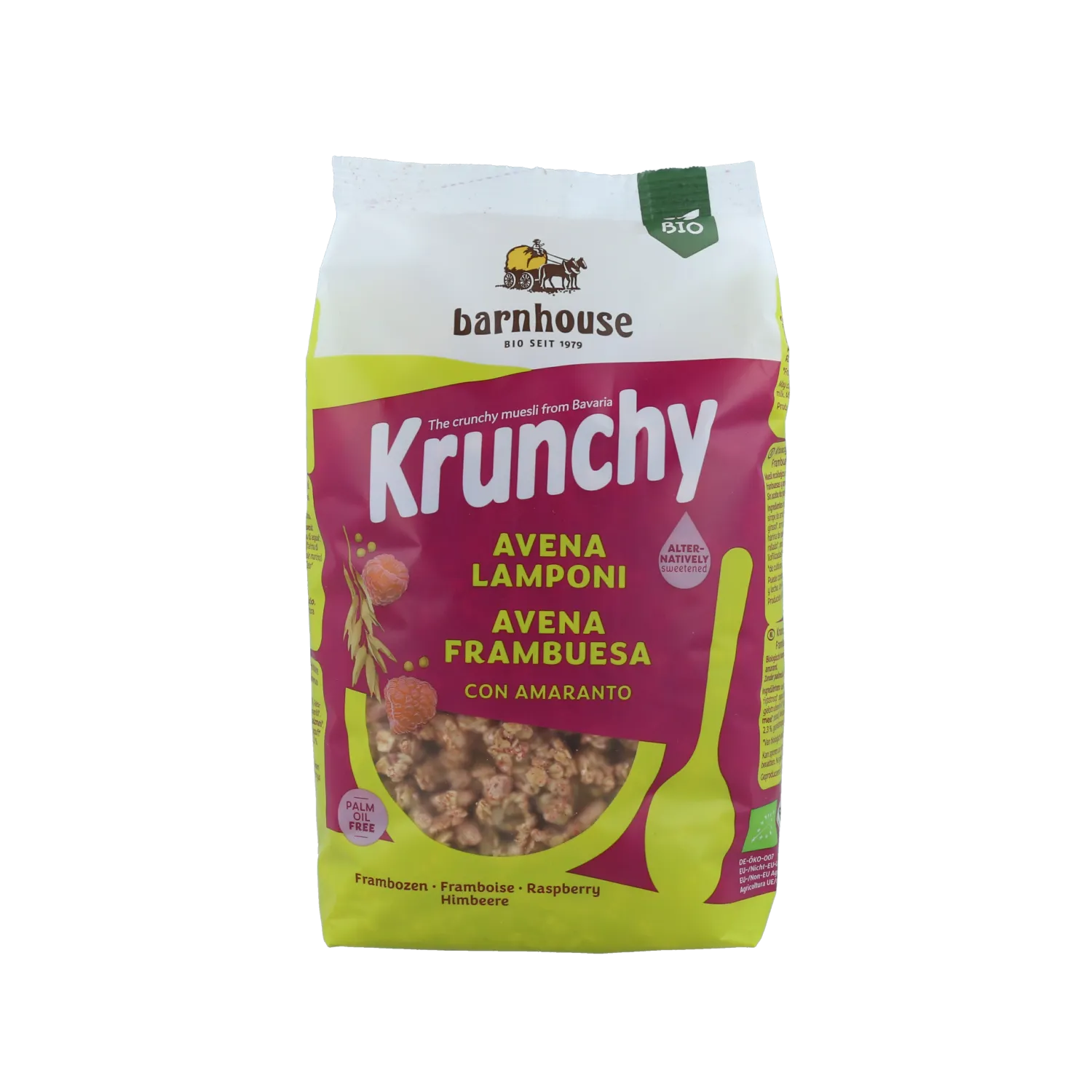 Krunchy Amaranto Granola De Amaranto Con Frambuesas Y Aronia