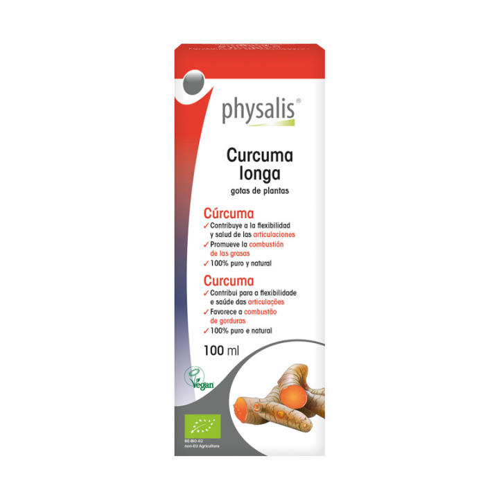 Curcuma Longa Extracto Bio 100 Ml De Aceite Esencial Physalis Miravia