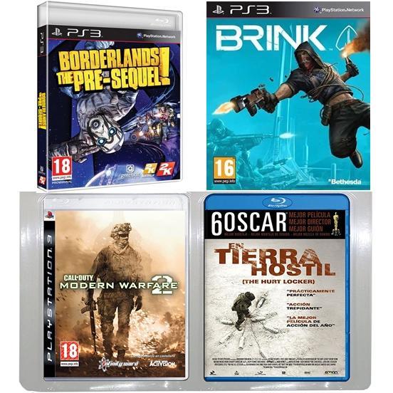 Pack Videojuegos Consola Play Station PS3 Brink Borderlands The