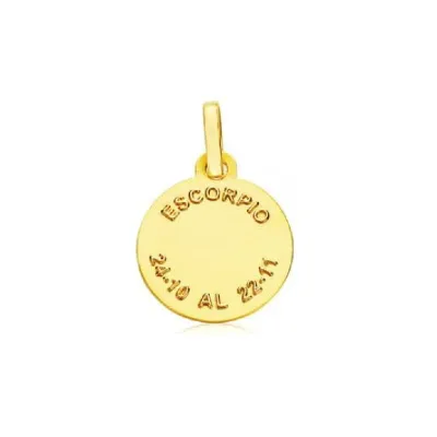 Colgante Hor Scopo Signos Del Zodiaco Oro K Unisex Mm Signo