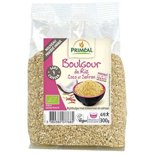 Bulgur de arroz coco y azafrán Primeal Miravia