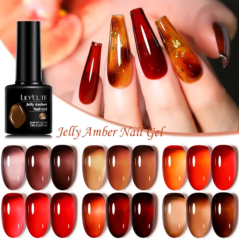 Lilycute Esmalte De Gel Para U As Barniz De Gel Uv Transl Cido De