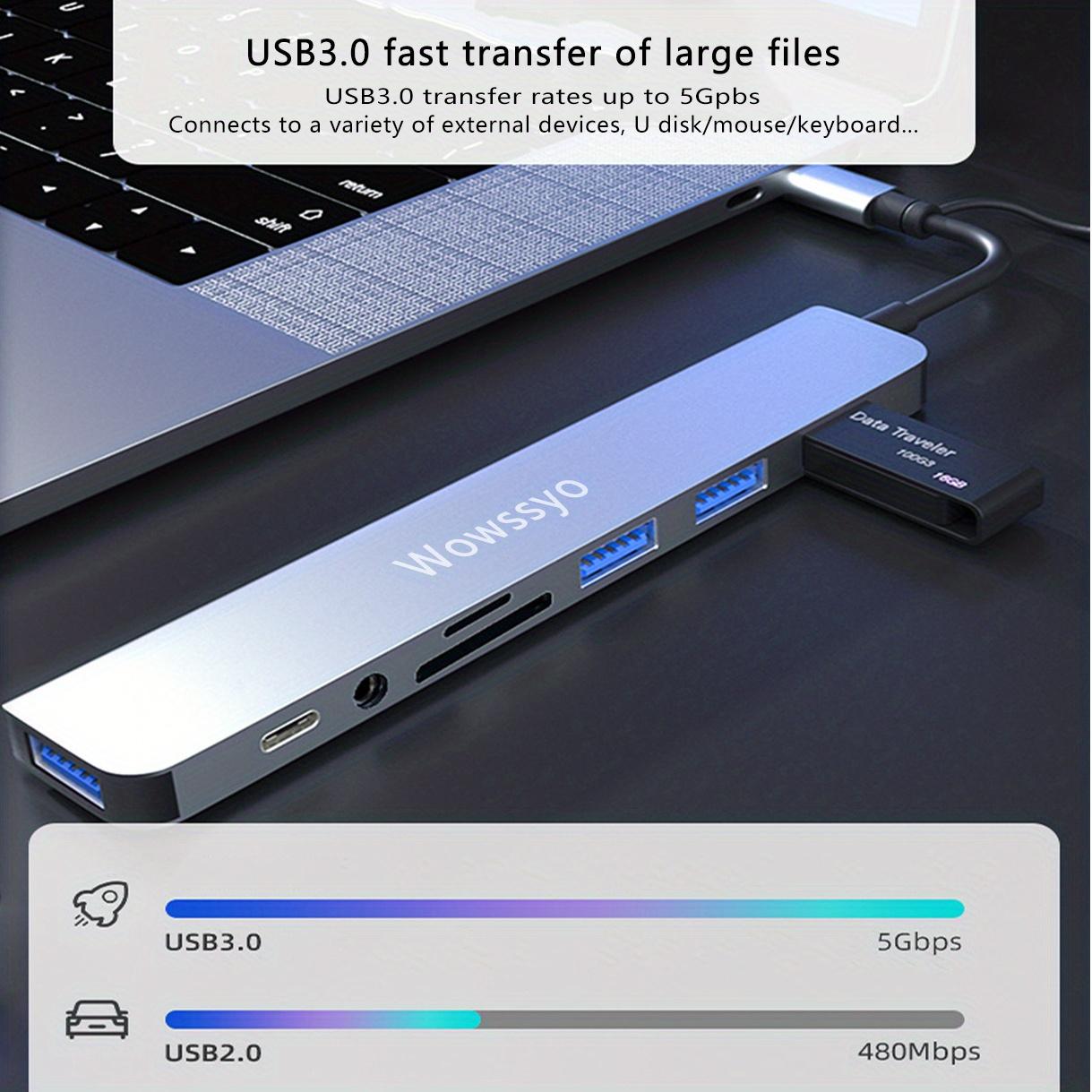 Incre Ble Hub Usb C En Adaptador Usb C Para Macbook Pro Air Hdtv