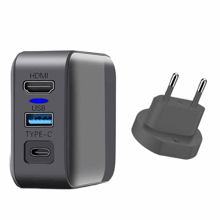 Cargador USB C PD de 65 W, 100‑240 V 4K 60 Hz Adaptador de carga rápida  para consola de juegos 3 en …Ver más Cargador USB C PD de 65 W, 100‑240 V  4K