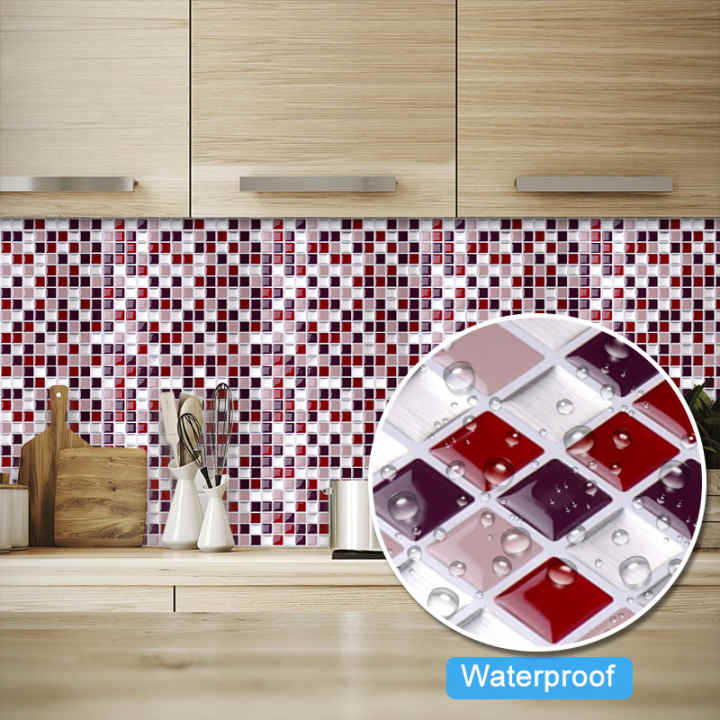 Vividtiles-azulejos de pared impermeables para cocina, papel tapiz