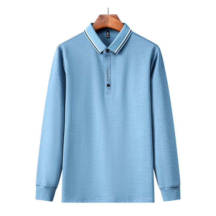 Camiseta De Manga Larga Para Hombre CARISMA - Corte Regular, 100% Algodón, Bordado De Calidad Y Perfecta Para Diario (color Rojo, Talla M)