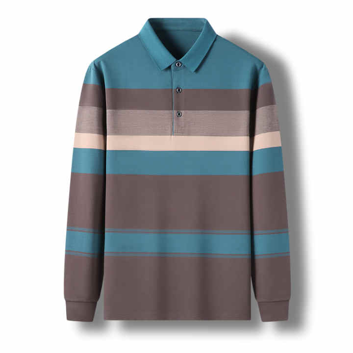 Polo de lana de alta calidad para hombre, camiseta de marca de lujo,  informal, Simple, de manga larga, 4.7% - AliExpress