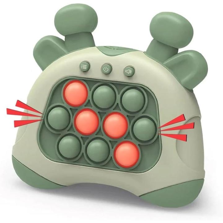 Juego De Burbujas De Presión Con Luz – HGL Time Pop, 4 Modos Divertidos (Misión, Memoria, Puntuación Y Multijugador), Prueba De Reflejos Para Niños De 3 Años En Adelante