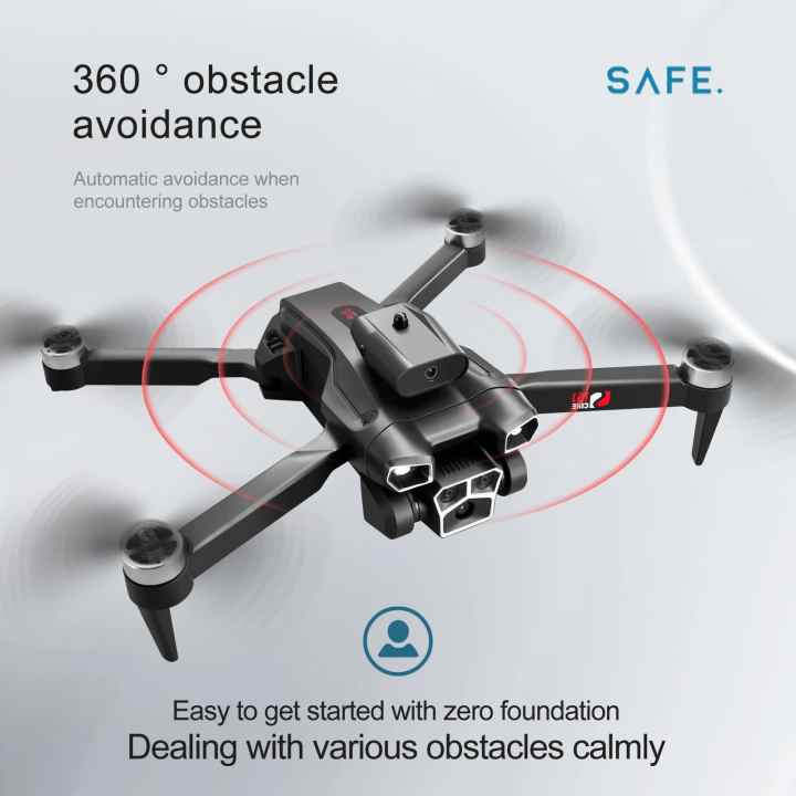 Quadcopter plegable S89 RC Drone con cámara 4K Wifi FPV Drone Mini  Quadcopter de juguete plegable para niños con control de sensor de gravedad  Modo sin cabeza Función de foto de video