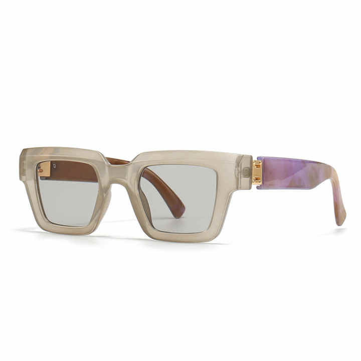 Toyear-gafas de sol cuadradas para hombre y mujer, lentes de sol a la moda,  de marca de lujo, de diseñador, estilo Punk