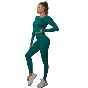 Traje de Yoga sin costuras para mujer, ropa deportiva, traje de Fitness,  Sujetador deportivo, Leggings, conjunto