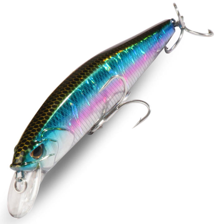 Pack De 12 Jerkbaits Suspendidos - Señuelos Flotantes Minnow Para Pesca De Agua Dulce, Con Caja, Para Perca, Lucio, Salmón