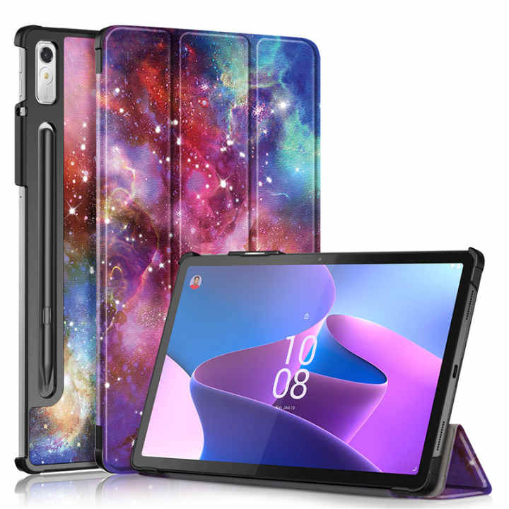 Funda Inteligente de Tres Pliegues para Lenovo Tab P11