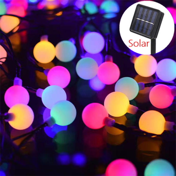 Luces Navidad Exterior Bateria LE Cadena De Luces LED, 10m 100 LED 8 Modos, Blanco Frío USB Exteriores Temporizador Con Mando, Resistente Al Agua, Para Jardín, Casa, Terraza 8 Modos Temporizador Regulable