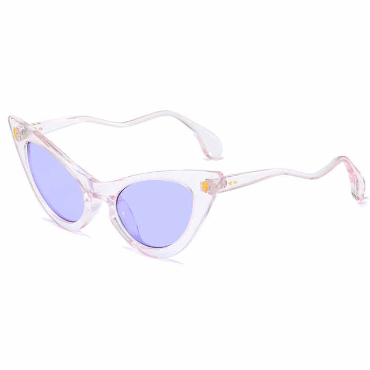 Gafas de sol de ojo de gato Vintage para mujer, gafas de moda de