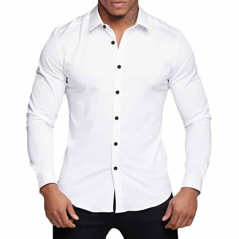Camisa Hombre Camisa De Popelín De Corte Slim Y Manga Larga Para Hombre Lacoste Camisa Levis Hombre