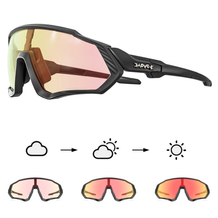 Kapvoe Gafas De Sol Fotocrom Ticas Para Hombre Lentes De Ciclismo