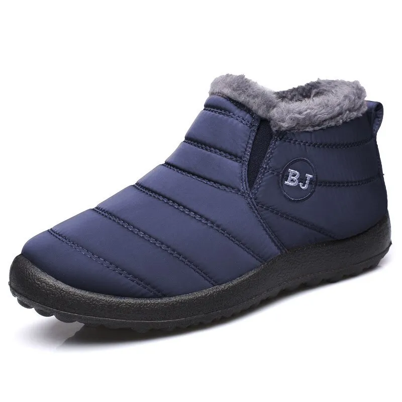 H.AIC S-botas de nieve de talla grande para hombre, zapatos cálidos de botines impermeables, calzado de trabajo, Invierno | Miravia