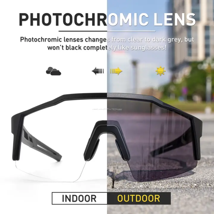 Gafas fotocromáticas de ciclismo para hombre y mujer, lentes para