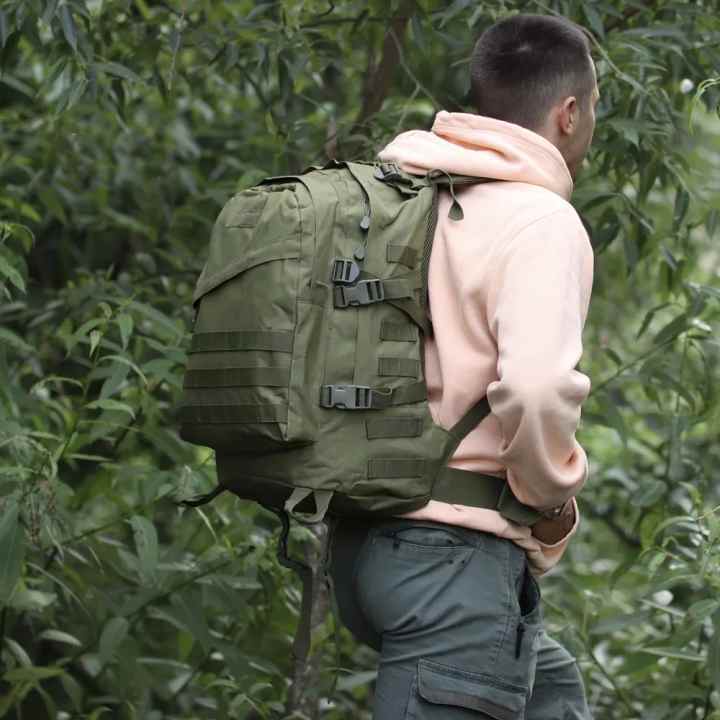 Mochila de camuflaje para hombre, mochila táctica militar del ejército de  gran capacidad, mochila de viaje al aire libre para hombre, mochila para