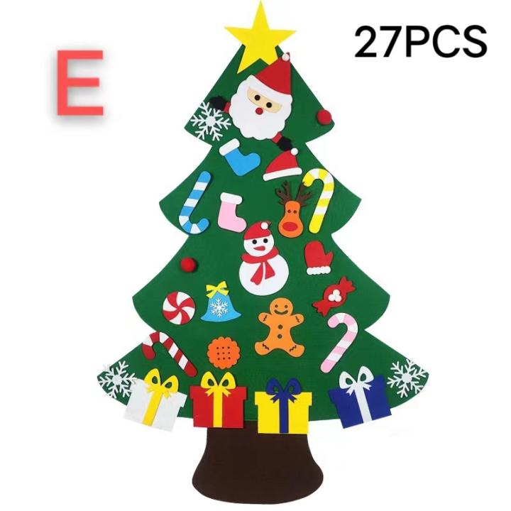 Árbol de Navidad de fieltro DIY (el mejor regalo para niños Árbol de Navidad de fieltro DIY (el mejor regalo para niños