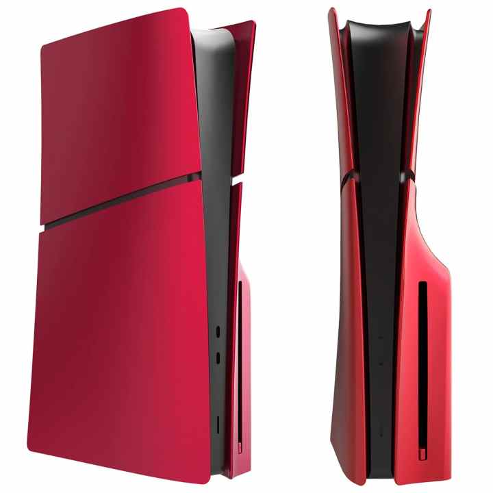 Placas faciales para PS5 Slim Disc Edition, accesorios de consola, cubierta  frontal, Ventilación de refrigeración, Panel lateral personalizado,  reemplazo de carcasa de piel