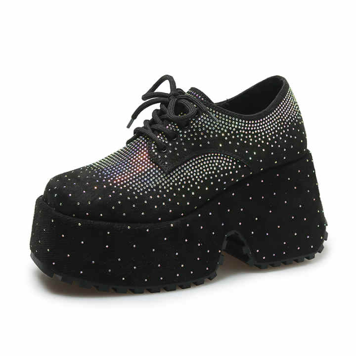 Cape Robbin Zapatillas Rani Con Cordones Con Tachuelas