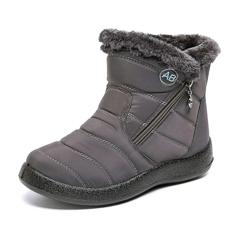 Botas de nieve para Mujer, zapatos impermeables con y plataforma, de felpa suave, calzado de invierno | Miravia