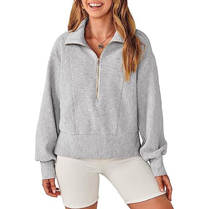 SHEWIN - Sudadera Con Capucha Para Mujer, Con Cierre, De Gran