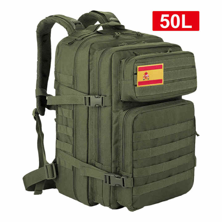 Mochila Táctica Militar impermeabile da 50L, mochila para senderismo y