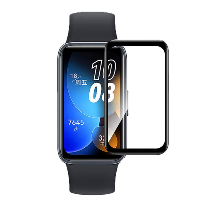 AtFoliX Protector De Pantalla Compatible Con Huawei Band 8, Película Protectora De Pantalla Ultra Transparente Y Flexible FX (3X