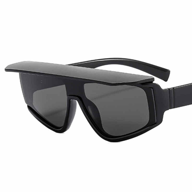 Gafas de sol desmontables de una pieza con parte superior plana para