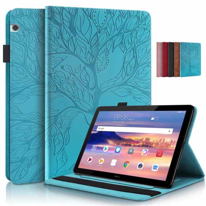 Funda Giratoria 360° Con Soporte Para Huawei MediaPad T5 10 - Transparente