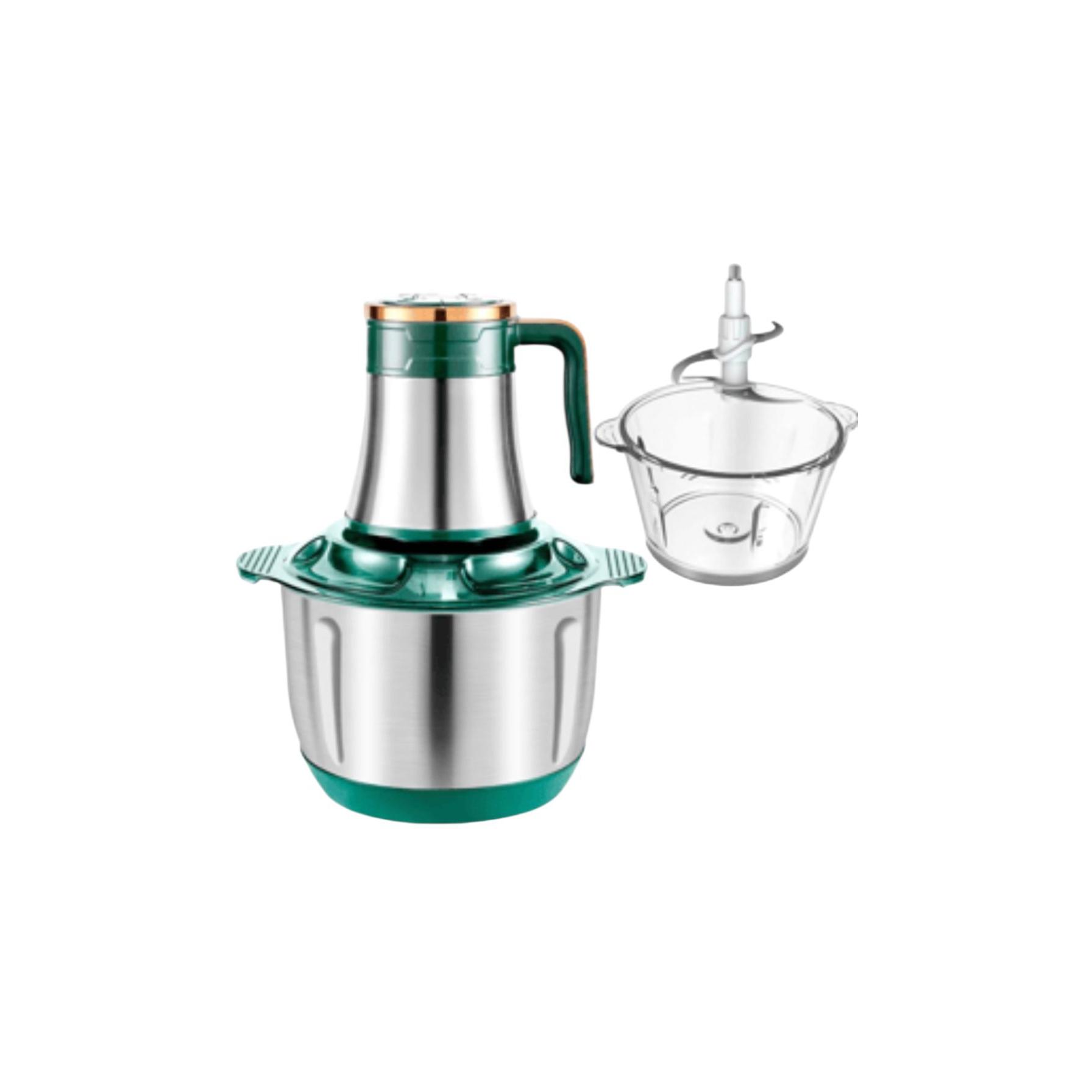 PICADORA DE CARNES Y VEGETALES - SWISS LINE - 1200W - 3 LITROS - CUENCO ACERO - CUENCO CRISTAL