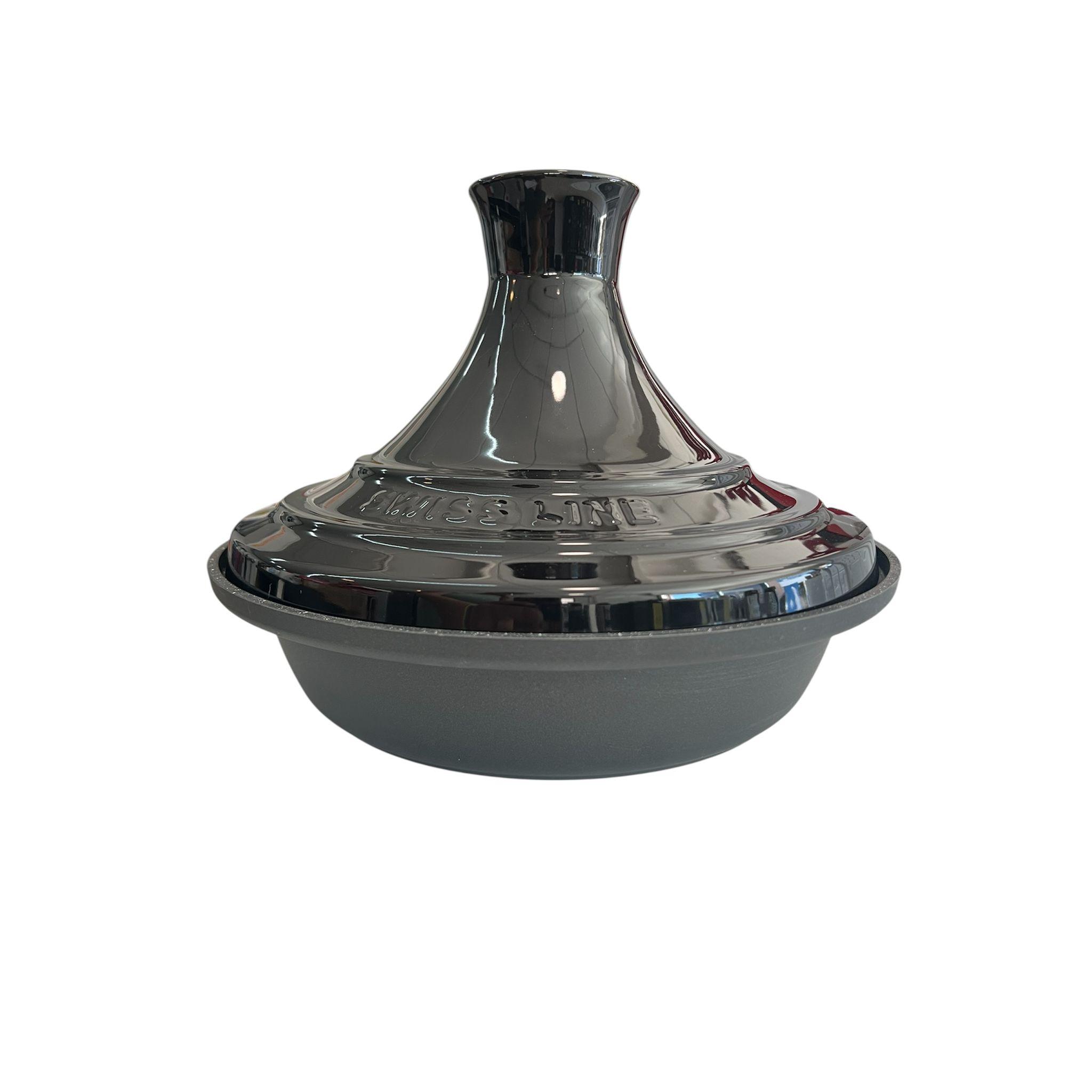 TAJINE - OLLA - APTA PARA INDUCCION - DIAMETRO EXTERIOR 30 CM - INTERIOR 27 CM - SWISSLINE - TAJIN MARROQUI - ALUMINIO FUNDIDO - TAPACERAMICA - ANTIADHERENTE