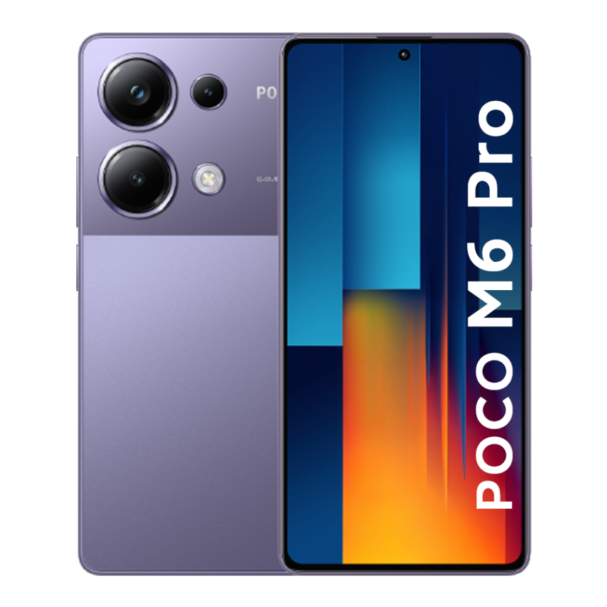 Poco M6 Pro - Smartphone de 12+512GB, Pantalla AMOLED de 6.67