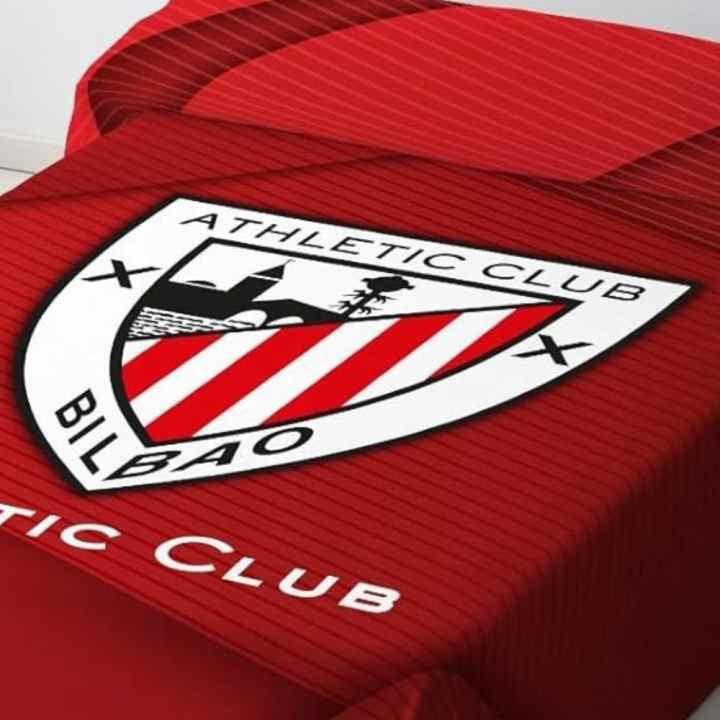 Albornoz de rizo 100% algodón Athletic Club de Bilbao