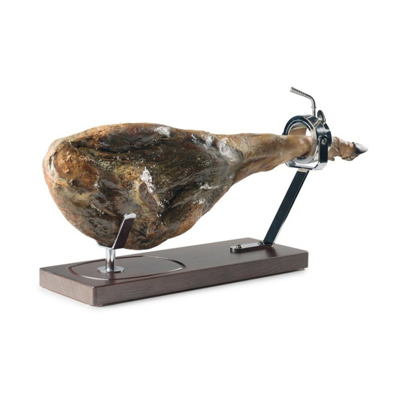 Jamonero Andaluz Basculante Giratorio Profesional, Acero Inoxidable, Corte 360, JAMON-PATANEGRA