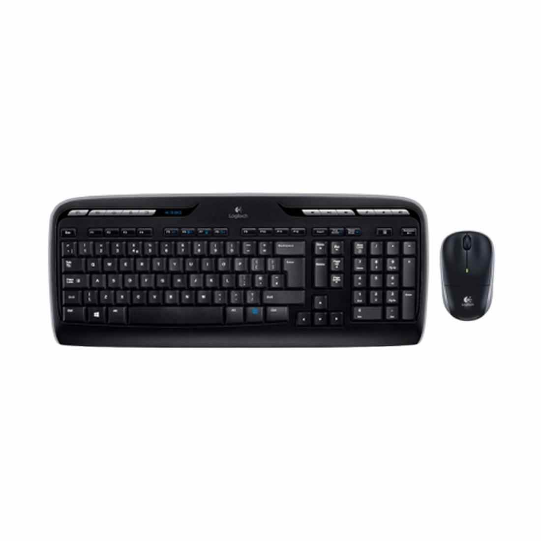 COMBO TECLADO RATON LOGITECH MK330 RF INALAMBRICO NEGRO | Miravia